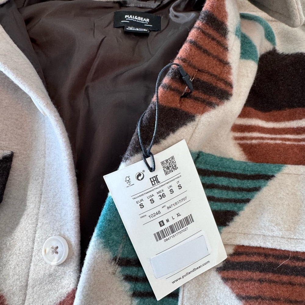 Pull&Bear Multicolor Patterned Jacket - Picture 2 of 4